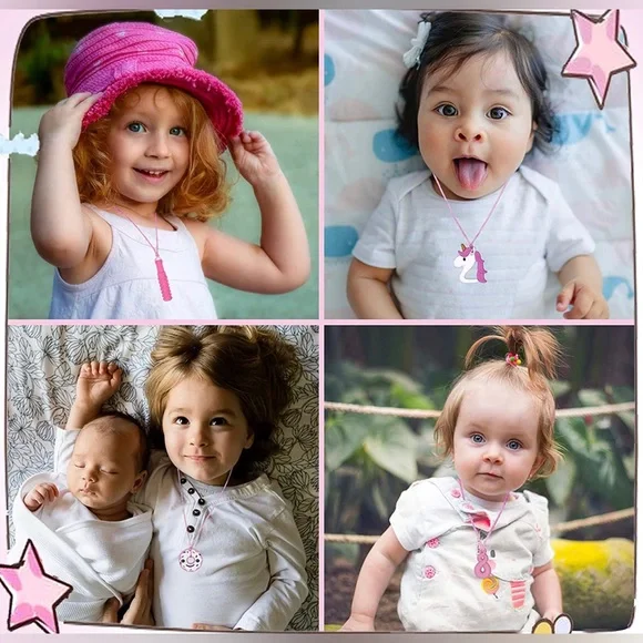 Chew Necklaces for Sensory Kids 5 pcs - Picture 7 of 7